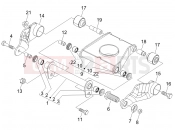 PIAGGIO MP3 400 ie Swinging arm