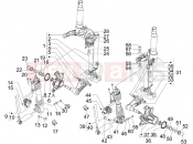 PIAGGIO MP3 500 (USA) Fork's components (Mingxing)