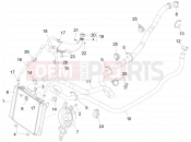 Cooling system - Piaggio MP3 500 LT Sport 2014