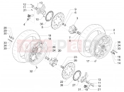 Front wheel - Piaggio MP3 500 LT Sport 2014