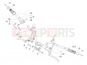 Handlebars - Master cil. - Piaggio MP3 500 LT Sport 2014