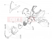 Front shield - Piaggio MP3 500 LT Sport 2015