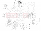 Remote control switches - Battery - Horn - Piaggio MP3 500 LT Sport 2016