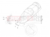 Saddle/seats - Piaggio MP3 500 LT Sport 2016