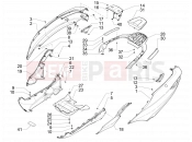 Side cover - Spoiler - Piaggio MP3 500 LT Sport 2016