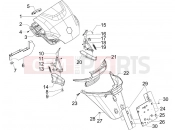 PIAGGIO MP3 500 LT Sport - Business Rear cover - Splash guard