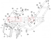 Cooling system - Piaggio MP3 500 LT Sport - Business 2013