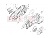 Crankcase cover - Crankcase cooling - Piaggio MP3 500 LT Sport - Business 2013