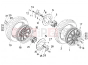 Front wheel - Piaggio MP3 500 LT Sport - Business 2013