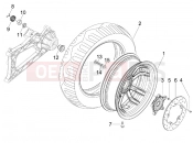 Rear wheel - Piaggio MP3 500 LT Sport - Business 2013