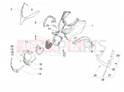 Front shield - Piaggio MP3 500 MAXI Sport Business ABS 2018