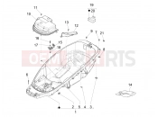 Helmet huosing - Undersaddle - Piaggio MP3 500 MAXI Sport Business ABS 2018