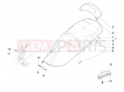 Saddle/seats - Piaggio MP3 500 MAXI Sport Business ABS 2018