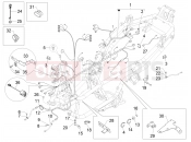 Main cable harness - Piaggio MP3 500 MAXI Sport Business ABS 2019