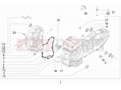 Crankcase - Piaggio MP3 500 Sport (USA) 2011