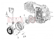 Flywheel magneto - Piaggio MP3 500 Sport (USA) 2011