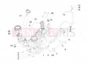 Fuel tank - Piaggio MP3 500 Sport (USA) 2011