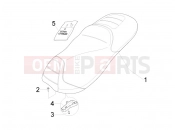 Saddle/seats - Piaggio MP3 500 Sport (USA) 2011