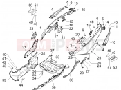 Side cover - Spoiler - Piaggio MP3 500 Sport (USA) 2011