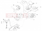Handlebars coverages - Piaggio MP3 500 Sport Business ABS (USA) 2015