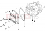 Cylinder head cover - Piaggio MP3 500 Sport Business ABS (USA) 2016