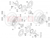 Front wheel - Piaggio MP3 500 Sport Business ABS (USA) 2016