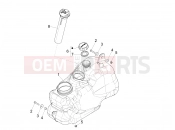 Fuel tank - Piaggio MP3 500 Sport Business ABS (USA) 2017