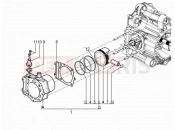 Cylinder-piston-wrist pin unit - Piaggio MP3 500 Sport Business ABS (USA) 2019