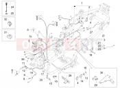 Main cable harness - Piaggio MP3 500 Sport Business ABS (USA) 2019