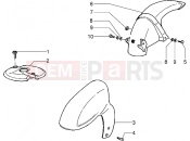 PIAGGIO Front and rear mudguard