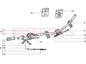 PIAGGIO NRG Extreme Handlebars component parts