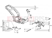 Chasis-central stand - Piaggio NRG MC3 DT