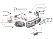 Rear tail lamp - Piaggio NRG MC3 DT