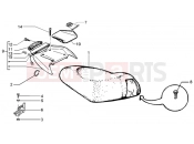 Saddle - Piaggio NRG MC3 DT