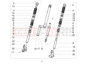 PIAGGIO NRG Power DD Front fork