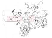 PIAGGIO NRG Power DD Headlamp - front turn sig. lamp