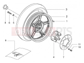 PIAGGIO NRG Power DD Rear wheel