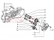 PIAGGIO NRG Power DD Rear wheel shaft