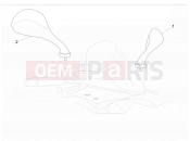 Driving mirror/s - Piaggio NRG Power DD 2011