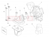 Carburettor, assembly - Union pipe - Piaggio NRG Power DD 2013