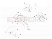 Wheel huosing - Mudguard - Piaggio NRG Power DD 2013