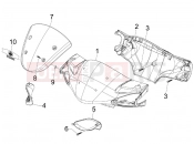 Handlebars coverages - Piaggio NRG Power DD 2014
