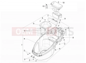 Helmet huosing - Undersaddle - Piaggio NRG Power DD 2014