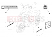 Plates - Emblems - Piaggio NRG Power DD 2017