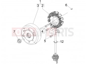 Flywheel magneto - Piaggio NRG Power DD Serie Speciale 2009