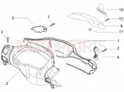 Handlebars coverages - Piaggio NRG Power DD Serie Speciale 2009