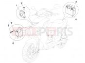 Remote control switches - Battery - Horn - Piaggio NRG Power DD Serie Speciale 2011