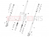 Fork's components (Wuxi Top) - Piaggio NRG Power DT 2010