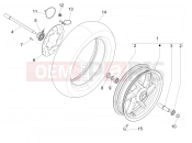 Front wheel - Piaggio NRG Power DT 2010