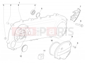 Crankcase cover - Crankcase cooling - Piaggio NRG Power DT 2013